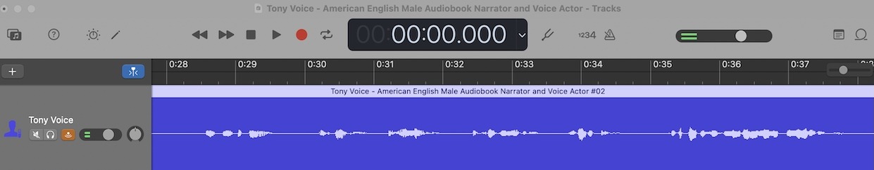 American English male voiceover